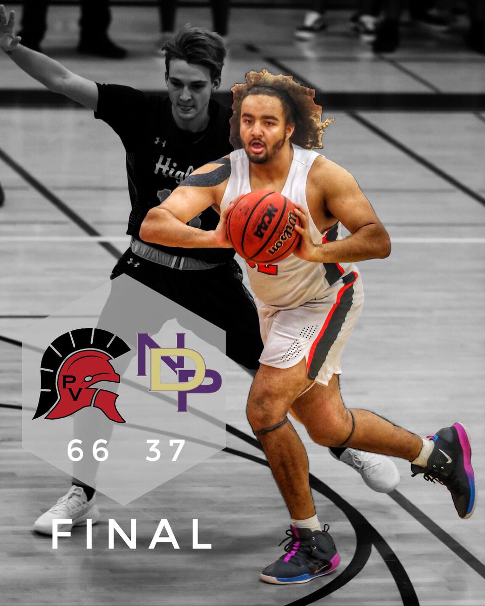 FINAL: <a href="/PVTrojansHoops/">PV Trojans Hoops</a> 66, <a href="/NDPHoops/">NDP Hoops</a> 37. <a href="/Agiliberto_20/">Anthony Giliberto</a> w/ 18 pts 9 reb, Cooper Lennon 11 pts, Nic Giliberto 8 pts &amp; <a href="/Jordan_h32/">Jordan Hope</a> 8 pts. TROJANS ARE 2020 NORTHEAST VALLEY REGION CHAMPS!!