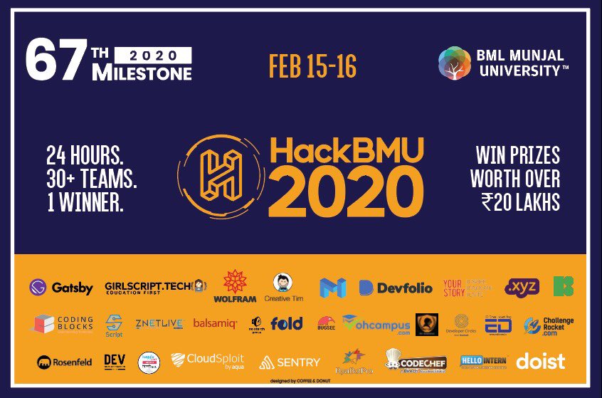 manvisinghwal's tweet photo. @Girlscript1 is partnering with HACKBMU 2020 as Tech Education Sponsor to support techies around India.
If you haven't registered till now, Register today & get some amazing swags from Girlscript. All girls team wins a cash prize too!
#girlscript #hackbmu @hackbmu https://t.co/xOYseLOvw7