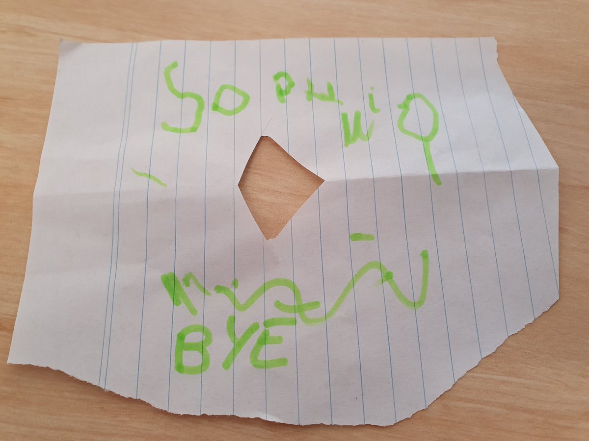 Only Week 2 of the year and I am already getting goodbye notes from our clever preschoolers! #welovetowrite #meaningandpurpose #schoolswherechildrenlovetolearn @ACTEducation @KrisWillis10