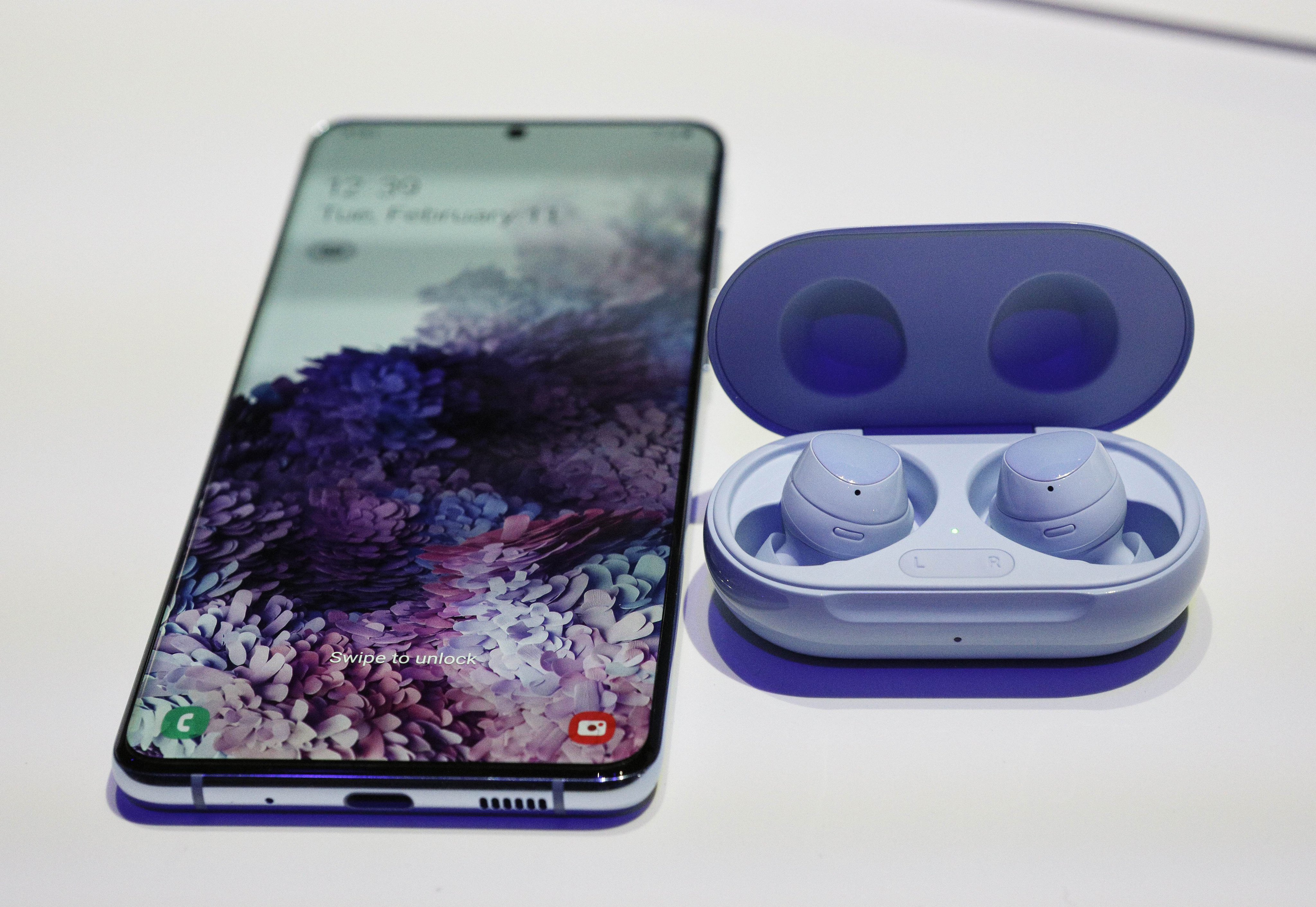 Samsung Galaxy s20 Ultra голубой