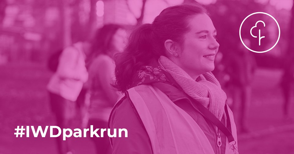 We’re celebrating International Women’s Day at parkruns around the world on Saturday 7 March Bring along a female friend, colleague or family member and walk, jog, run or volunteer together for #IWDparkrun 👉parkrun.me/j76za 🌳 #loveparkrun