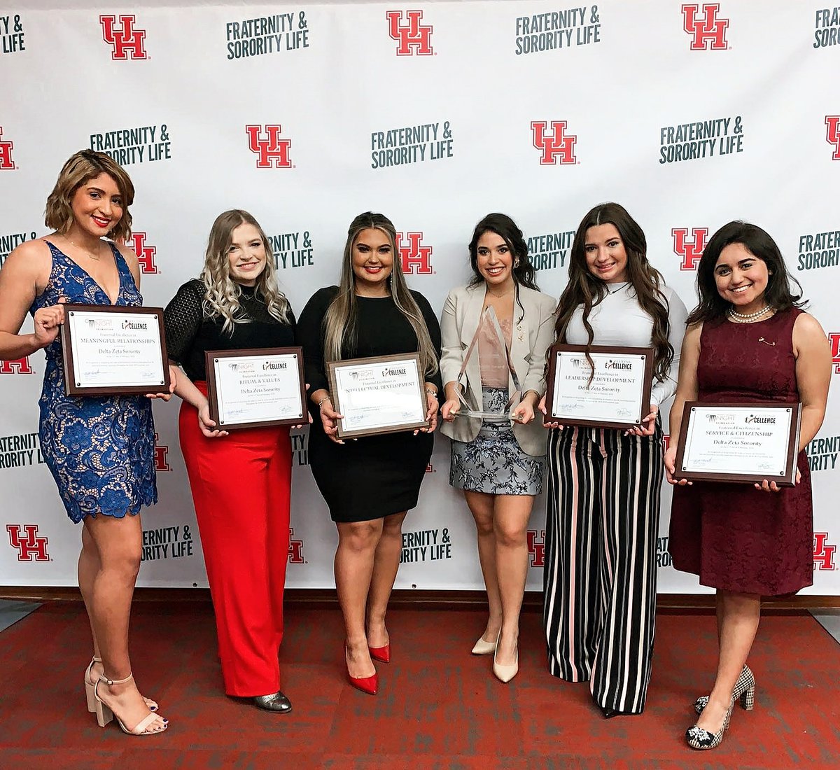 Today Delta Zeta made history by being the first Greek organization to ever win all 5 areas for the fraternal excellence awards. We are so proud of our chapter and all of our sisters that inspire us to be the best possible version of ourselves❤🥰 #DZLAM