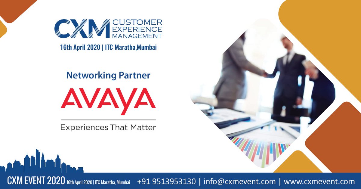 cxmevent's tweet photo. Exciting news:@Avaya is now our networking partner! For over one hundred years Avaya has enabled organisations around the globe win- by creating intelligent communications experiences for customers and employees. Join us at CXM Event 2020 &amp; get some face time with @Avaya ! https://t.co/SxbdQdCRlj