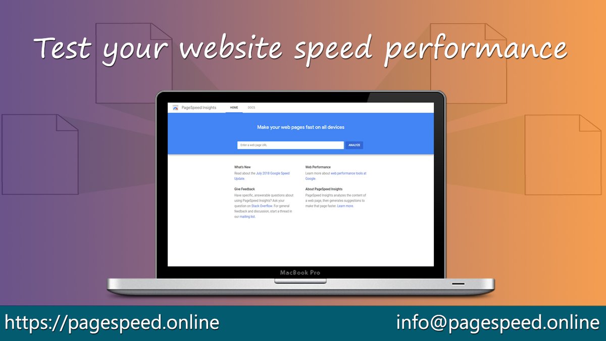 wp_pagespeed's tweet image. #Sitespeed reflects how quickly a website responds to web requests. #Speedingupwebsites is important — not just to search engines, but to all Internet users. #Fastersites create happy users and #increasesconversionrate.
bit.ly/2IsLMGC