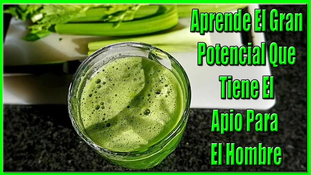 Aprende Los Beneficios Del Apio y Como Incrementa La Potencia  Sexual Masculina... youtu.be/xt8lIL95yCs vía <a href="/YouTube/">YouTube</a>