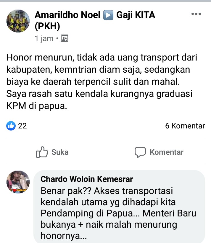 nkrihebat's tweet photo. @juliaribatubara Bpk stlh jadi Mensos kok kesejahteraan SDM Pekerja Sosial jadi turun? Sukses program sosial pemerintah pusat krn SDM Peksos di lapangan kerja maksimal tp bertolak belakang dg Kesejahteraan mereka stlh bpk di lantik jadi Mensos. Tlg di tinjau ulang, kasihan mrk. https://t.co/0fNJNW5XsQ