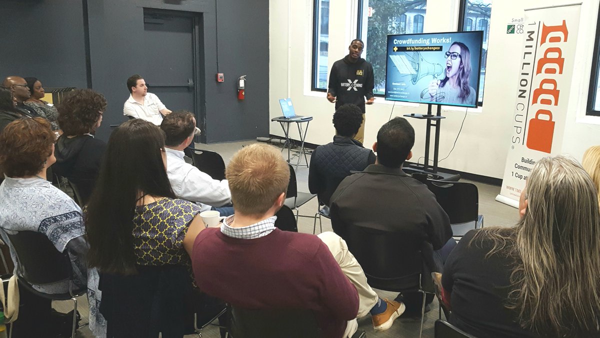 More about #1MillionCupsCLT
- We're a Kauffman Foundation program working w/entrepreneurs, empowering them w/the tools &amp; resources to break down barriers that stand in the way of starting &amp; growing their businesses.

#CLT #Startups #1MillionCups #1MCNation <a href="/batteryxchange_/">BatteryXchange, Inc.</a>