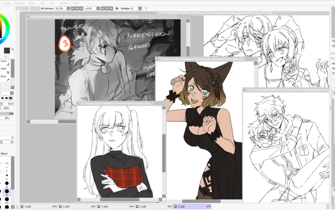 lotsa comm wips 