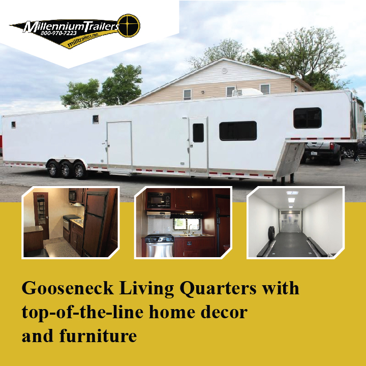 Milltrailer's tweet photo. Complete range of gooseneck living quarters with top-of-the-line home decor and furniture to make your travel hassle-free and exciting: https://t.co/1VU07yuxyf #trailer #enclosedtrailer #goosenecktrailer #goosenecklivingquarter https://t.co/AySWBYsSLi