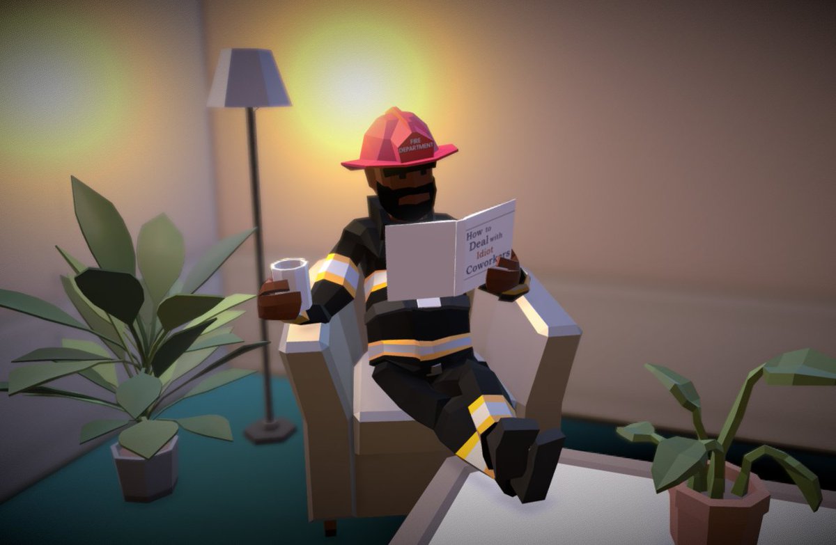 southernxgames's tweet photo. Nothing like some informative reading between missions!
#BurndownBrigade #SouthernCrossGames
#gamedev #indiedev #game #firefighters #lowpoly #indie #indiegame #Unity #maya3d #GamersUnite #firefighting https://t.co/6exEYjf7VX