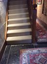 Stairs and multiple landings fitted in a Manor House in Willersey nr Broadway. With added bronze tiger.