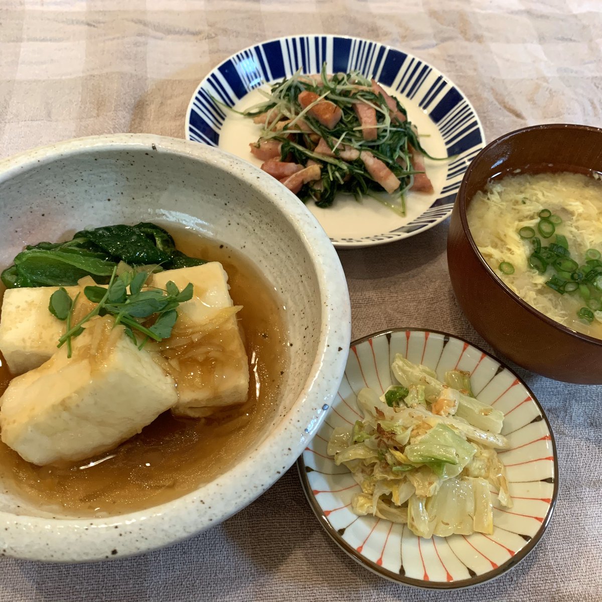揚げ出し豆腐 定食