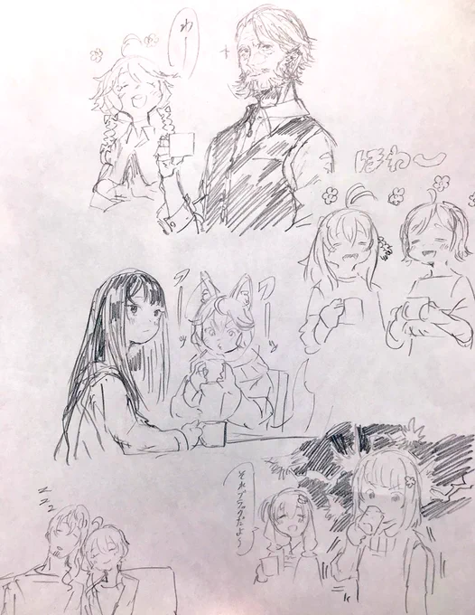 マシマさんと一緒にお絵描きもしました
筆がめっちゃ早くてしかも上手い…しゅごかったです… 