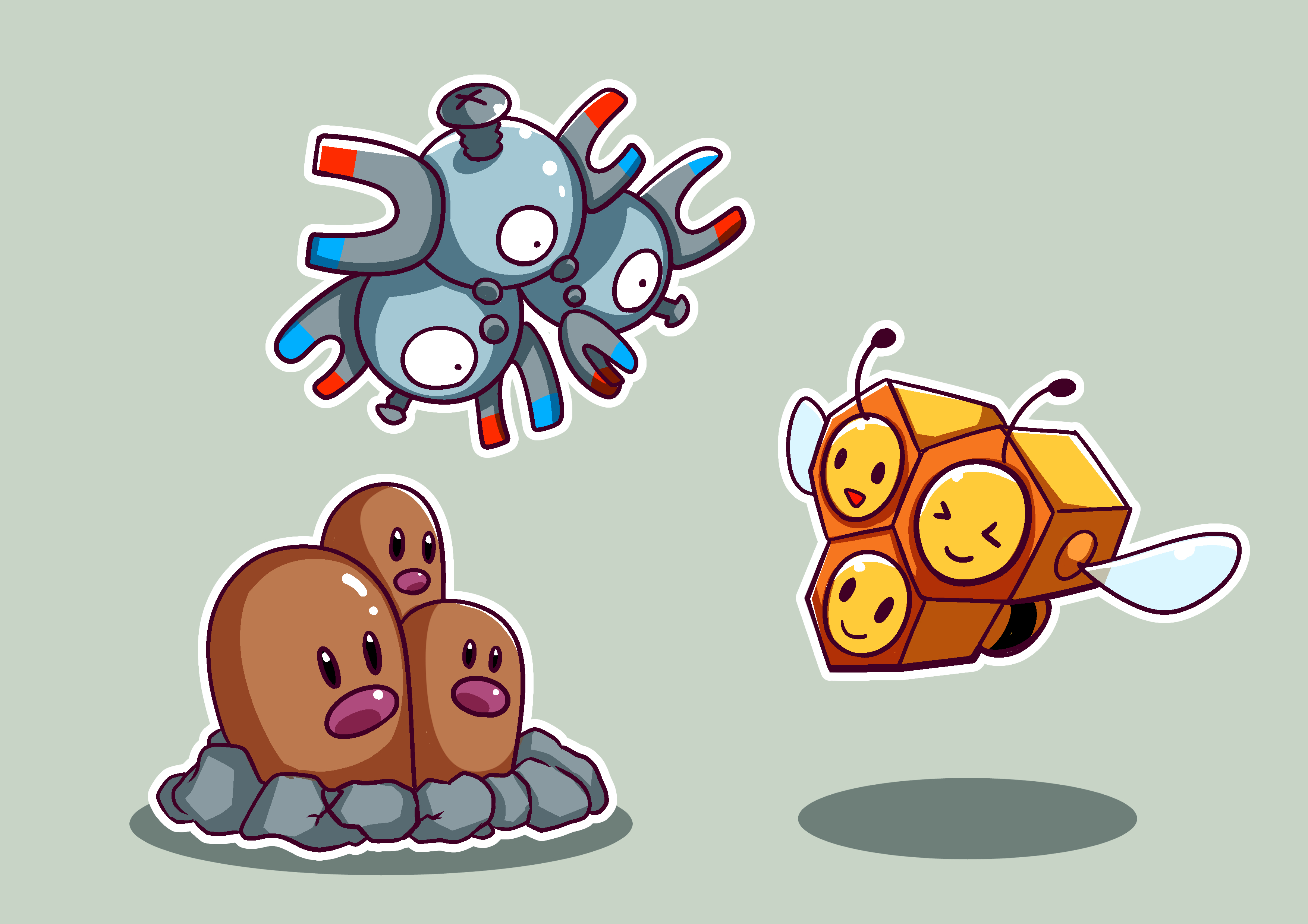 Twitter 上的 フキダシコットン 1日1枚 ポケモンと生活 イラスト ポケモン 仲良しトリオポケモン会 T Co 1bf4ki4c3w Twitter