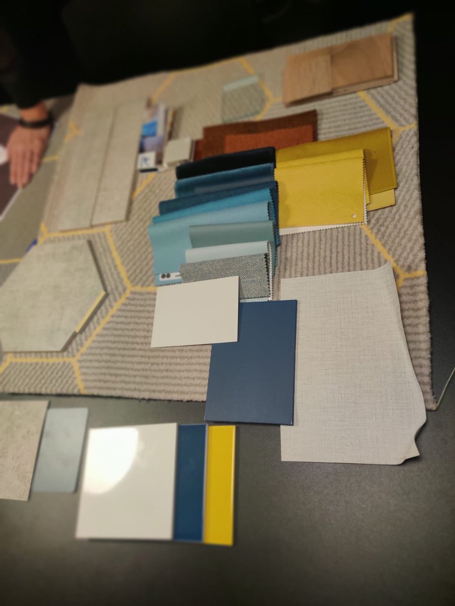 Nice to see the #interiordesign ideas for the #hotel taking shape @R_G_B_Group <a href="/KKD_co_uk/">Kinnersley Kent</a> <a href="/MaithDesign/">Maith Design</a>