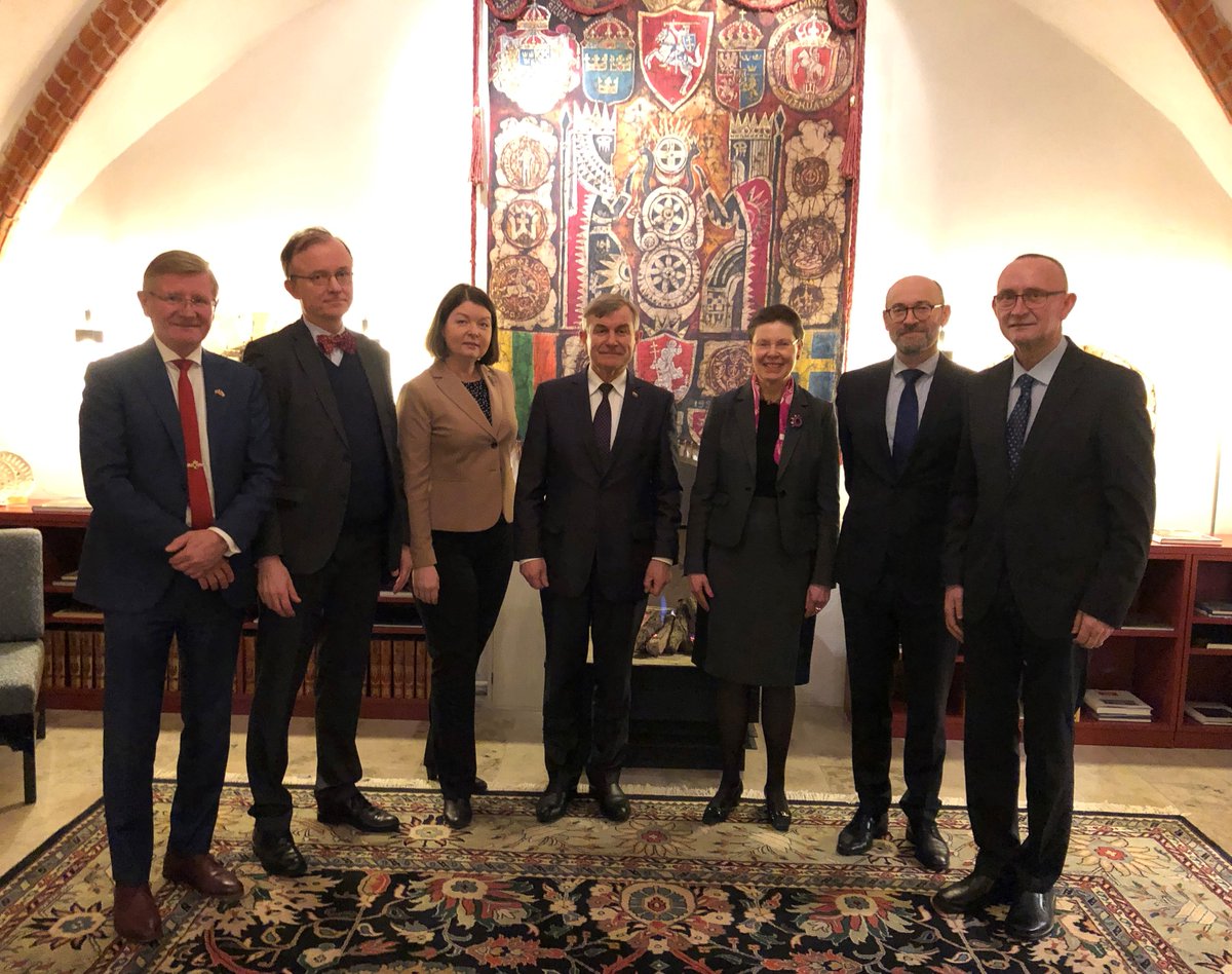 Excellent discussion on economic development, security policy and relations with neighbors with Speaker of the Seimas <a href="/PranckietisV/">Viktoras Pranckietis</a> in traditional Nordic Baltic format. Thank you, Mr. Speaker for the meeting and Ambassador <a href="/LundqvistMC/">Maria C Lundqvist</a> for hosting!