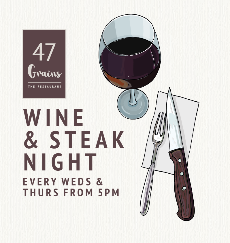 47_Grains's tweet photo. A Valentines meal doesn't have to be on Valentines Night! 
Our Steak and Wine night would be the perfect date 🍷❤️
Call 01484937977 or Book Online https://t.co/4sf8g32UhA https://t.co/wMP9qJHcan