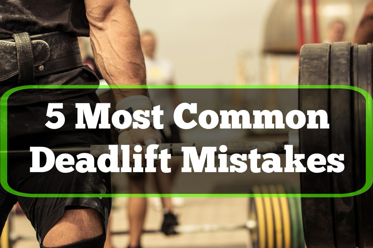 FitnessHacks101's tweet image. THE 5 MOST COMMON DEADLIFT MISTAKES ow.ly/hEMT30ecEAk