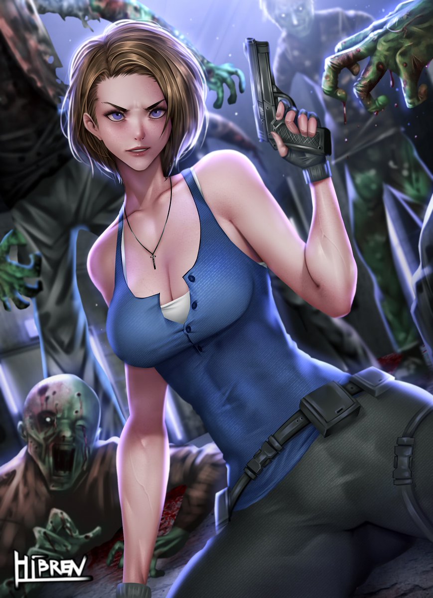 Jill valentine RE3. #re3. #hibren. #jillvalentine. pic.twitter.com/fD8CVEyq...