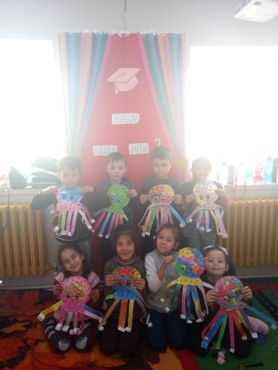 Anasınıfı öğrencilerimizin ahtapot etkinliği