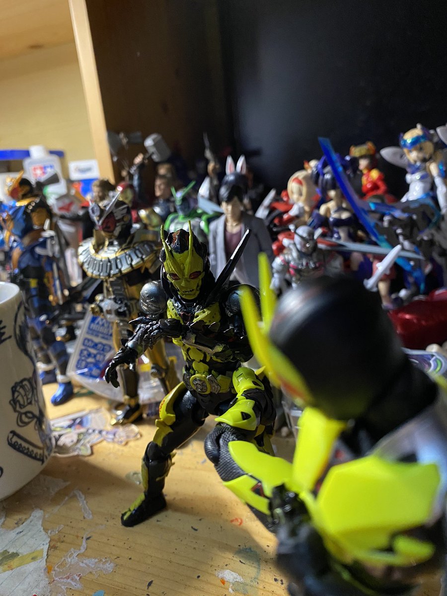 ヒロ弘p در توییتر 人類に夢を見る未来は 永遠に来ない ニチアサフィギュア改造部 造って遊ぼ アナザーゼロワン