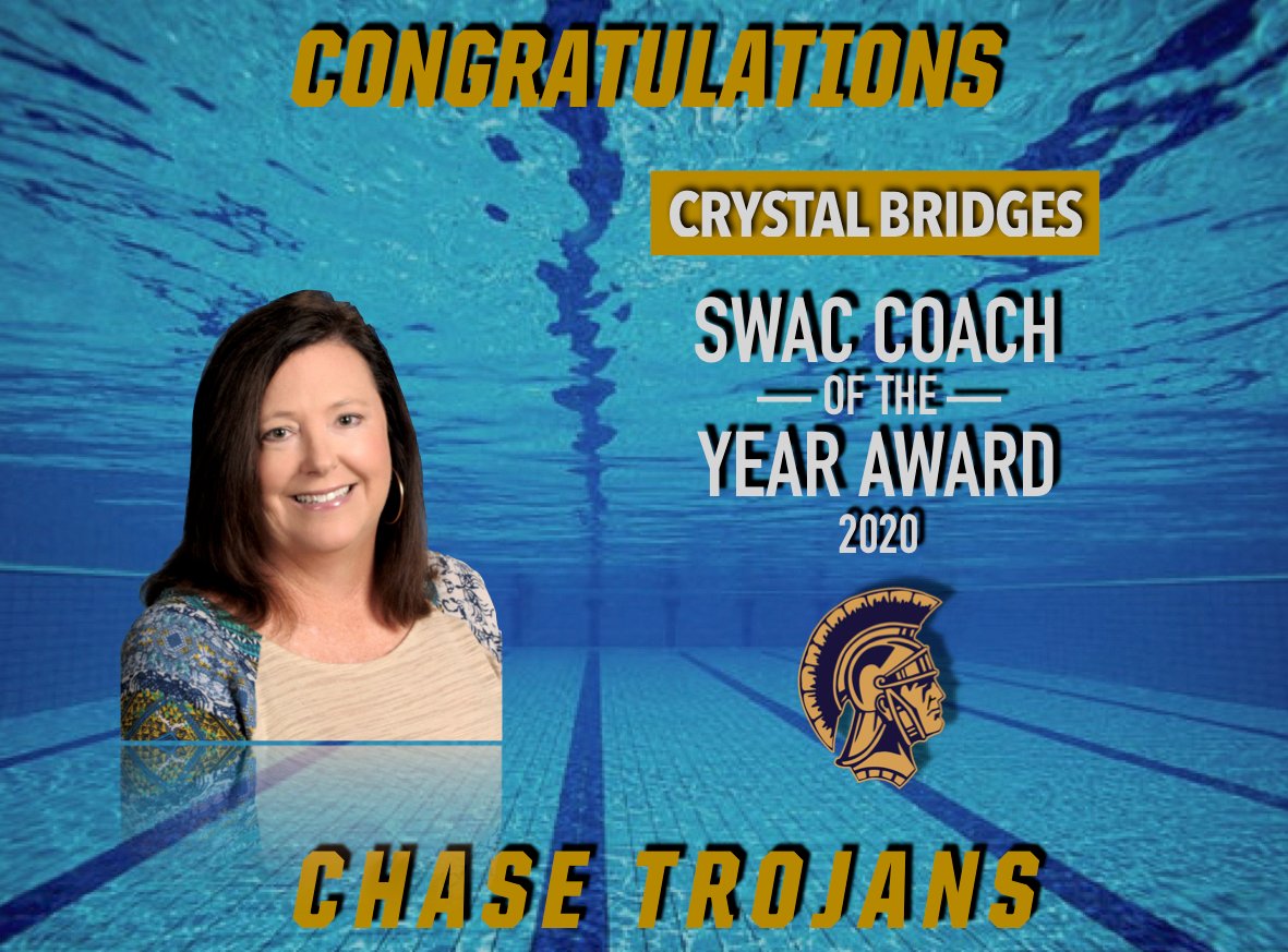 CHASE_High's tweet photo. ICYMI:
Congratulations to Crystal Bridges and all our swimmers on this award! https://t.co/zV4diICxlg