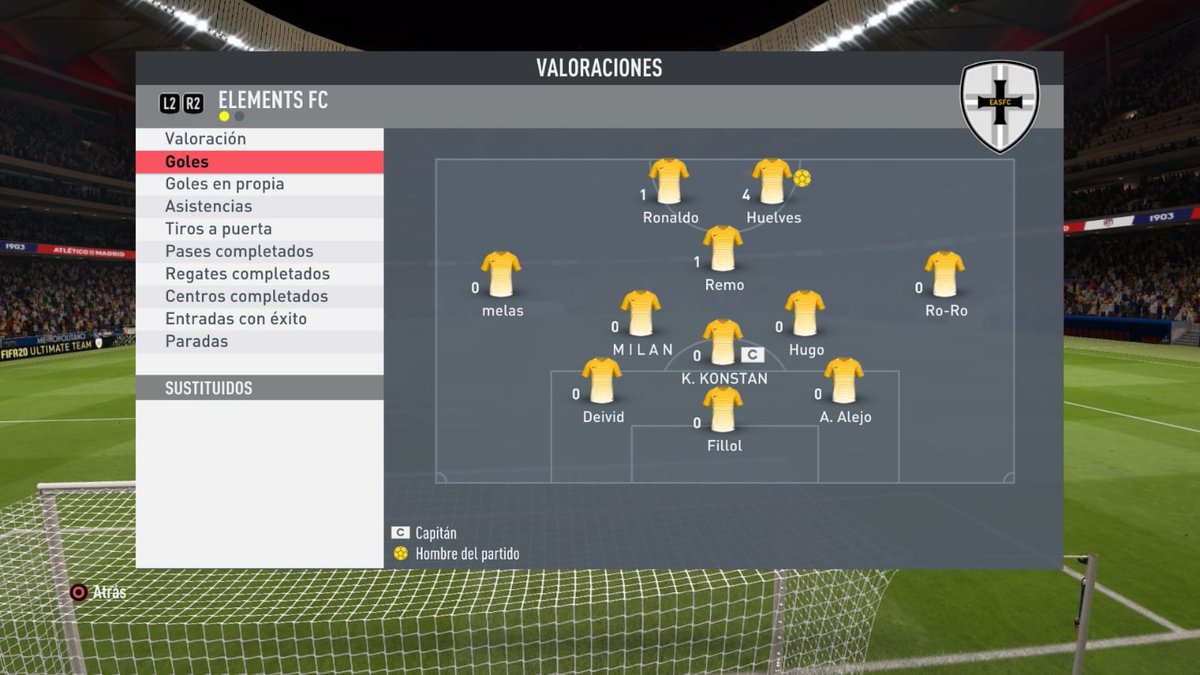 espirituganador's tweet photo. Liga @VFOspain_ps 🏆#REGIONALD
#TEMPORADA7 #VFO

|Jornada 25|

@eLeMeNtSFC_ 6-2 @ESpectrals

Vicroria contundente frente a un gran rival!Enhorabuena equipazo!
Seguimos trabajando para mejorar💪🔝

Sponsored by
@SummirGaming &amp; @torrewear

#eLeMeNtSFC 💛
#Fifa20 #PS4
#Roadto1a 🔥 https://t.co/Hep1Ruo1OO