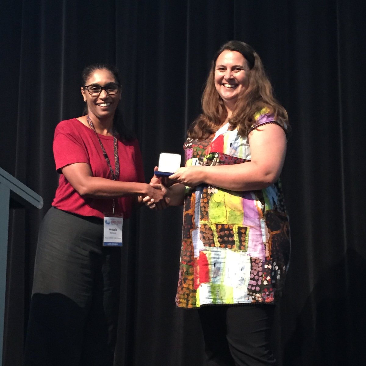 AMOSupdates's tweet image. Congratulations ⁦@dr_nerilie⁩ on receiving the Priestley Medal! The award is presented every two years to an outstanding mid-career scientist #AMOS2020