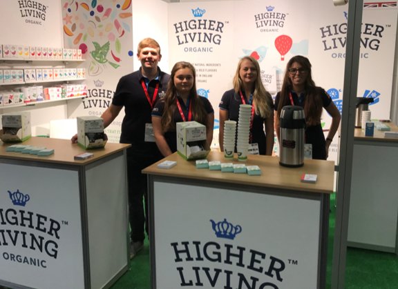 Winners of the Queen's Award for International Trade, twice! <a href="/higherlivingtea/">Higher Living</a> is at <a href="/BioFachVivaness/">BIOFACH VIVANESS</a> with their range of organic teas from black and green tea with a twist to intense fruity infusions. @tradegovukDEU #exportingisgreat #foodisgreat Stand 4-449b