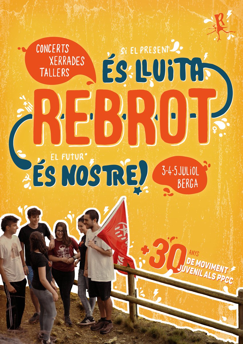 ⚡️ Enguany el #Rebrot torna a #Berga! Segueix les xarxes socials del <a href="/RebrotAplec/">Aplec Rebrot 🌱</a> per conèixer la programació en els pròxims dies! 📲

🔸 Instagram: instagram.com/aplecrebrot/
🔸 Facebook: facebook.com/RebrotAplec/