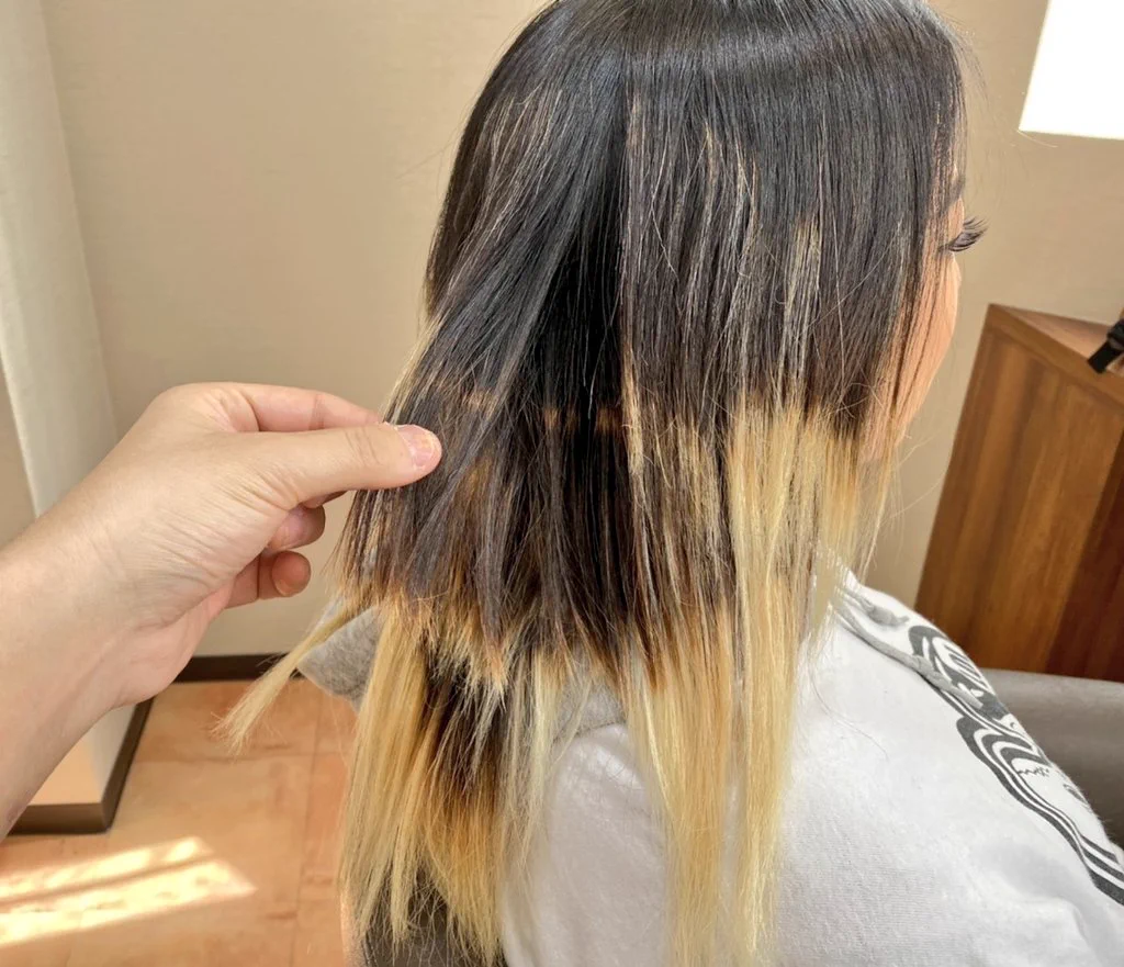 どこかの美容室で髪をボロボロにされた女の子の髪をきれいに直しました！！感動！！
