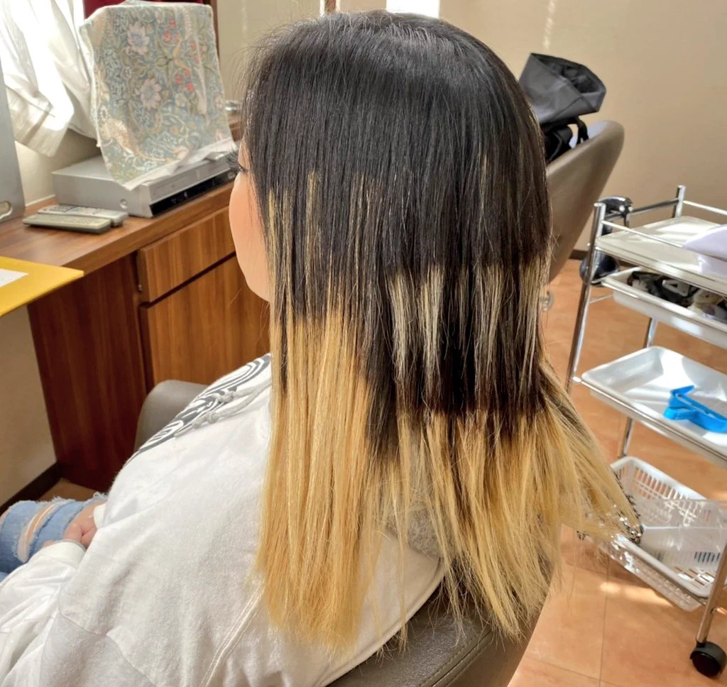 どこかの美容室で髪をボロボロにされた女の子の髪をきれいに直しました！！感動！！