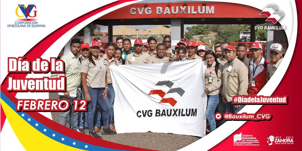 Bauxilum_CVG's tweet photo. #FelizMiércoles 🇻🇪🌞|| Felicitamos a la Juventud Trabajadora de @Bauxilum_CVG por mantener vivo el espíritu libertario y aguerrido sembrado por José Félix Ribas el #12Feb de 1814 en la Batalla de la Victoria
#JuventudGarantíaDeLaPatria
@ErnestoPsuv https://t.co/alkTUjgmWX