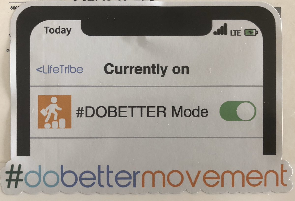 Are you in #dobetter mode?
I am!  
The foundation and walls of LifeTribe are built and protected by the belief that, as humans, we can always #DoBetter As a therapist, mom, boss, colleague, daughter, wife, and friend I always ask myself how I can #DoBetter