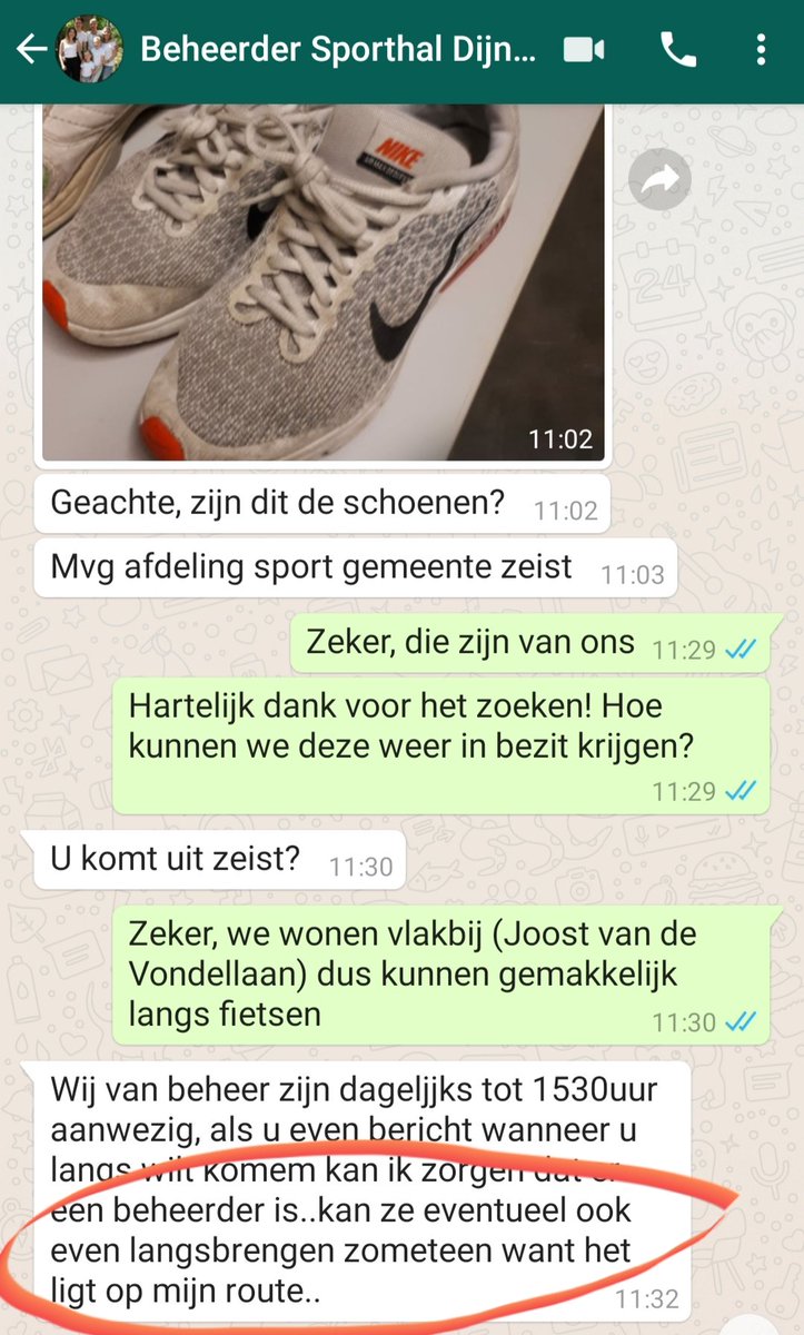 Deze laatste opmerking 💯👌... wat een fijne beheerder van Sporthal Dijnselburg <a href="/gemeentezeist/">Gemeente Zeist</a>. Dit soort mensen maken je dag toch?! 👏