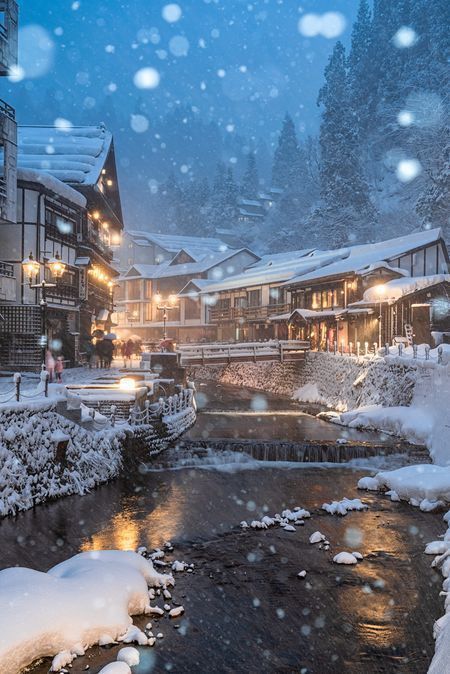 AestheticsJapan's tweet image. Ginzan Onsen