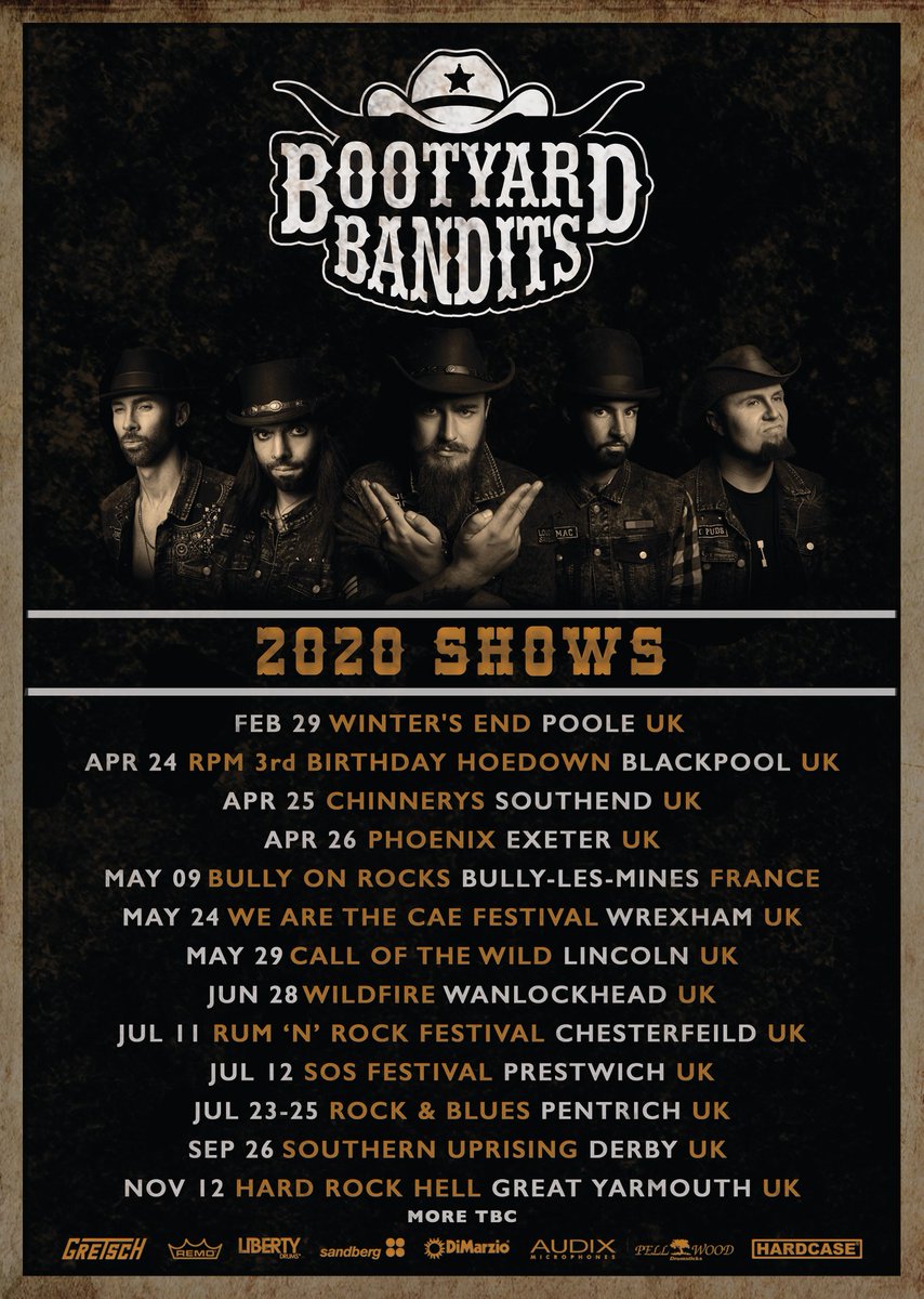 Listen up y'all! These are our confirmed shows for 2020. There's more to be added. But who's coming to which of these?