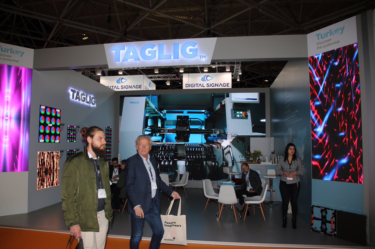 Day  2 at #ISE2020! Here are #TAGLIG brand-new display solutions unveiled and brand-new product experience brought to you. Don't forget to meet brand-new  TAGLIG at Booth #8-E280