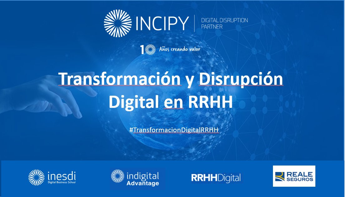 Todo listo para empezar Transformación y #DisrupciónDigital en #RRHH: Casos reales de Éxito donde contaremos con <a href="/mranera/">Mireia Ranera San</a> y <a href="/AnuskiSB/">Ana Sánchez-Blanco</a> para presentar el 5º Estudio de #TransformacionDigitalRRHH y Compartiremos los casos de éxito de @EVObanco <a href="/ferrovial/">Ferrovial</a> y <a href="/santander_es/">Santander España</a> ¡Empezamos!