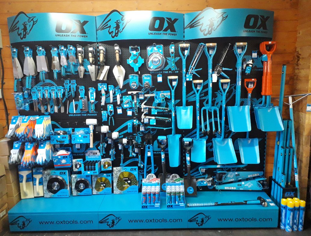 king_acre's tweet image. At King Acre Bicester we now stock the extremely popular 
@OXtoolsUK range! 🛠️

I'm sure you'll agree, the merchandise team have done a great job! 

Thanks guys! 👍

#New #OXTools #KingAcreBicester #Oxfordshire