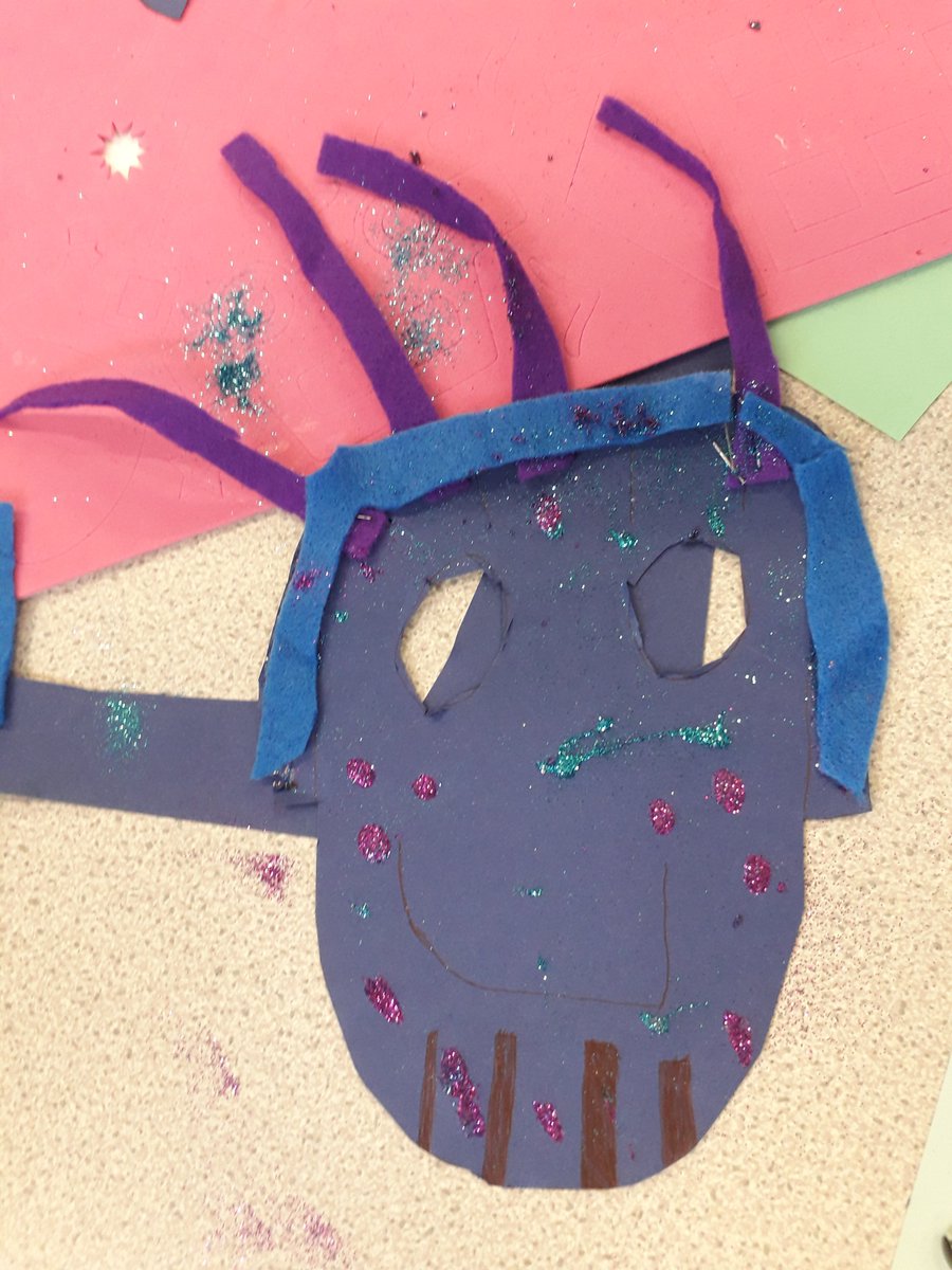 SaturdayUk's tweet image. After the masks for Fasching (carnival) had been planned last week, they were made this week, ready to be word for the carnival parade at the German Saturday school after half term. Who else is celebrating Fasching? #communitylanguages #supplementaryschools