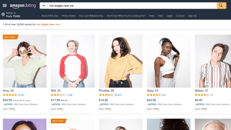 AurelieCoudouel's tweet photo. #AmazonDating : une parodie d’#Amazon façon site de rencontres qui “livre l’Amour à votre porte” https://t.co/P6eCvUdD1F via @Creapills https://t.co/7fOuKExjDg