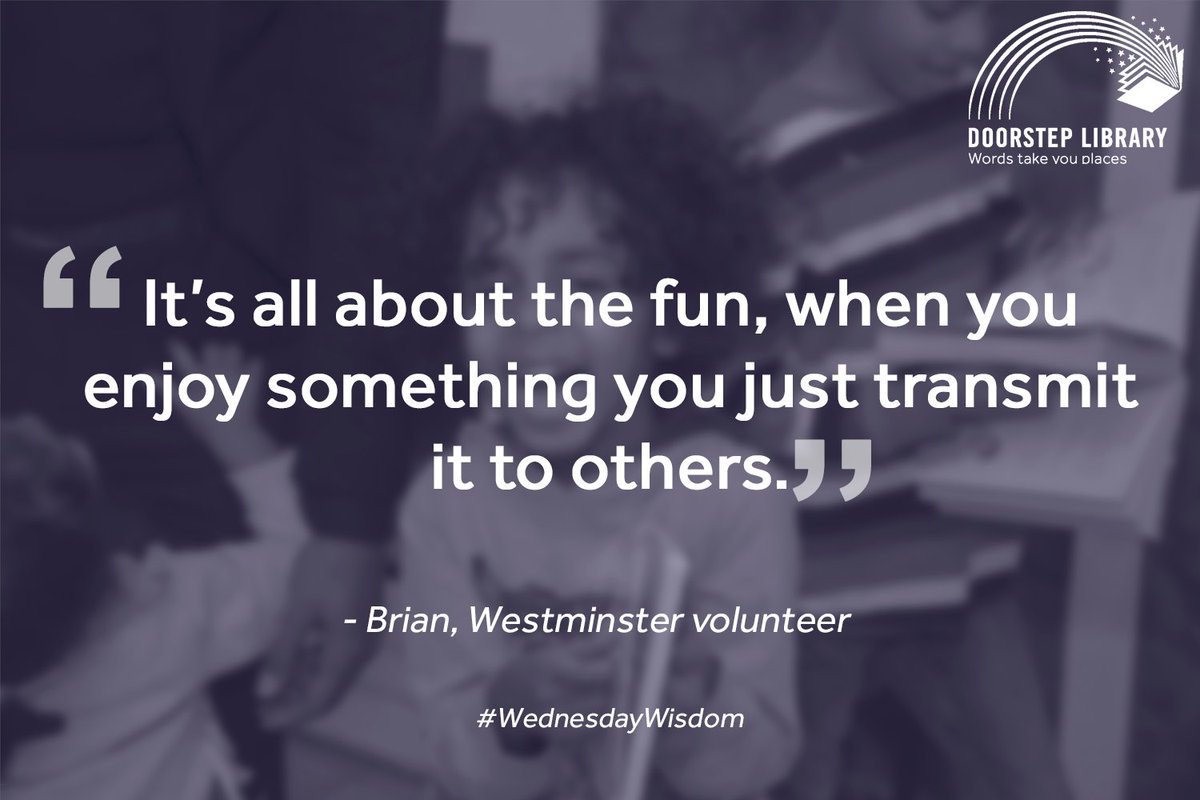 Some #WednesdayWisdom from our wonderful #volunteer Brian who made this lovely comment about his time out on project during our evaluation session.