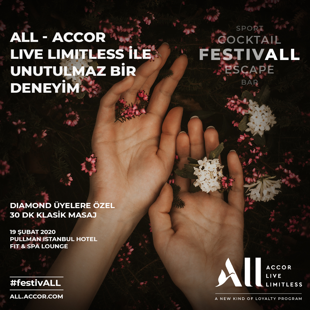 pullmanistanbul's tweet photo. Bu ay #FestivALL kapsamında yeni ALL - Accor Live Limitless ile sadık üyelerimize benzersiz deneyimler sunuyoruz. ALL - Accor Live Limitless programı ile sınırsız deneyimler dünyasını keşfedin ve unutulmaz anlar yaşayın!
Rezervasyon +90 212 411 10 00
#LiveLimitless #fitandspa https://t.co/2SrvDDNrA3