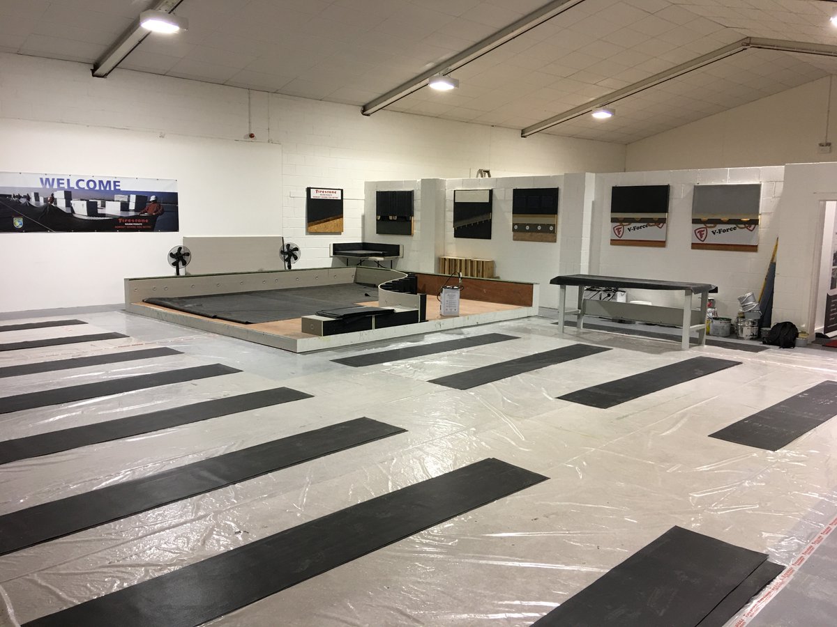 All set up and ready for this week's #PondGard #EPDM lining training seminar.  If you are interested and want more information please contact training@fbpl.co.uk.
