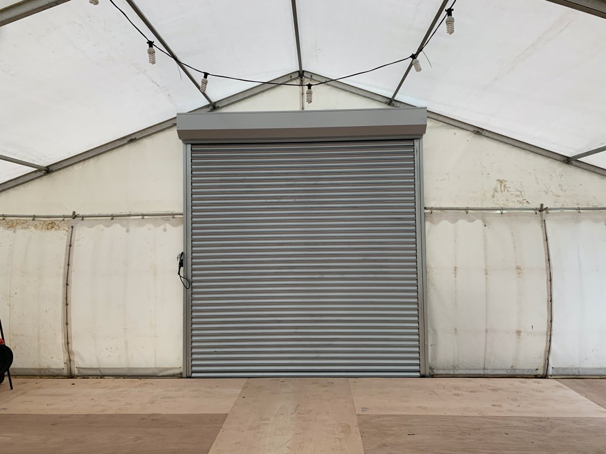 DeltaDoorSystem's tweet photo. This was for a film production company. We are getting quite a few film/TV/media jobs recently. The boss Ryan believes it's due to his film star good looks!

Marque that only had metal/glasses doors now replaced with a roller shutter. 

#shutters #rollershutters #film #filmstar https://t.co/nUvP1ytLok