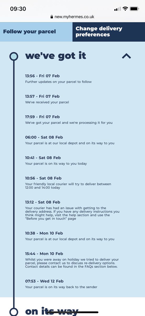 Nooby_92's tweet photo. @Hermesparcels you take the absolute piss! How your a currier service I will never know 😡 you need shutting down! I wish I was on holiday you fucking idiots 😑 now is being sent back after being told last night it would be delivered in the next 24-48 hours, damaged this morning https://t.co/uTQLpa6TID