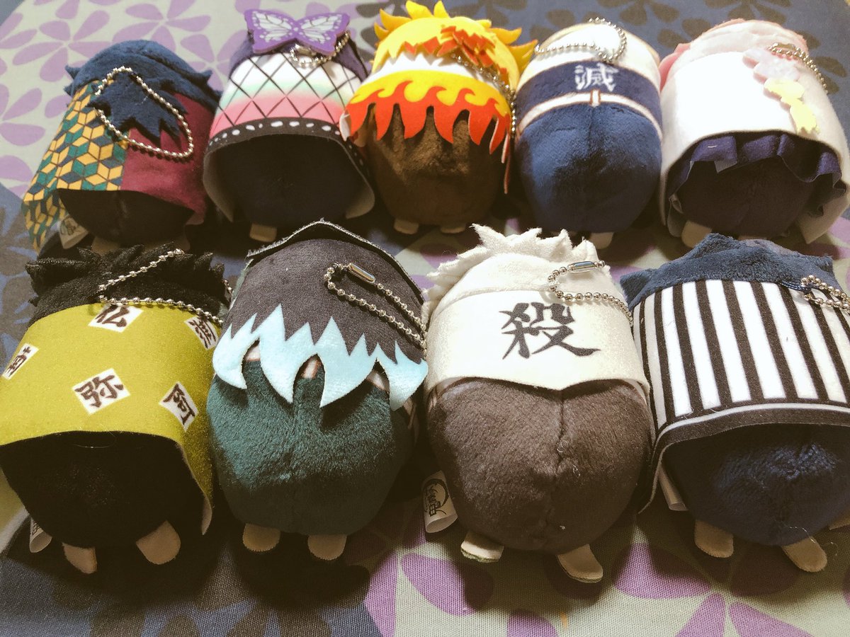 つなさんど A3 4周年おめ お尻の色味違うの可愛い 本当可愛い 隊服の色まで再現されている尻 鬼滅の刃