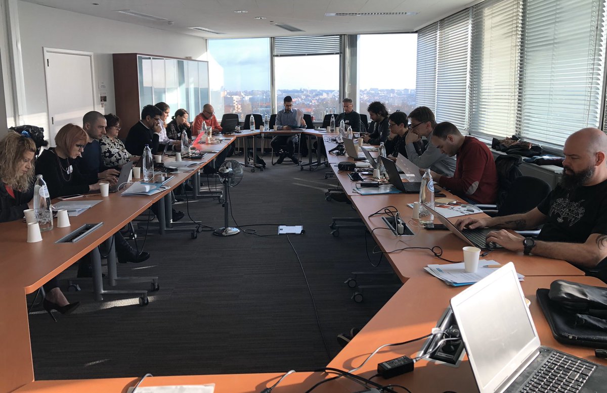 Second day of #COSTAcademy #storytelling training already in full speed! 👊🏻 Our Science communication managers are focused on perfecting their Action stories and getting comments on them from colleagues. 📝✅