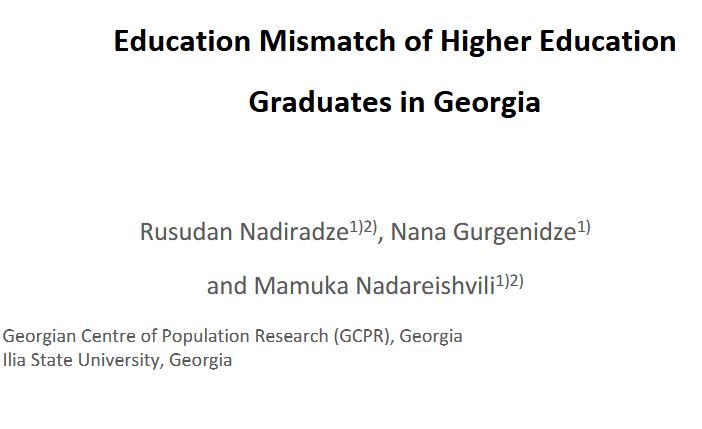 TEW-CCA team is happy to share another working #paper on the educational #mismatch of HE #graduates in Georgia. For more papers on #youth, #education,  #employment, #welfare in the #Caucasus and #CentralAsia visit our website 
tew-cca.de.
tew-cca.de/wp-content/upl…